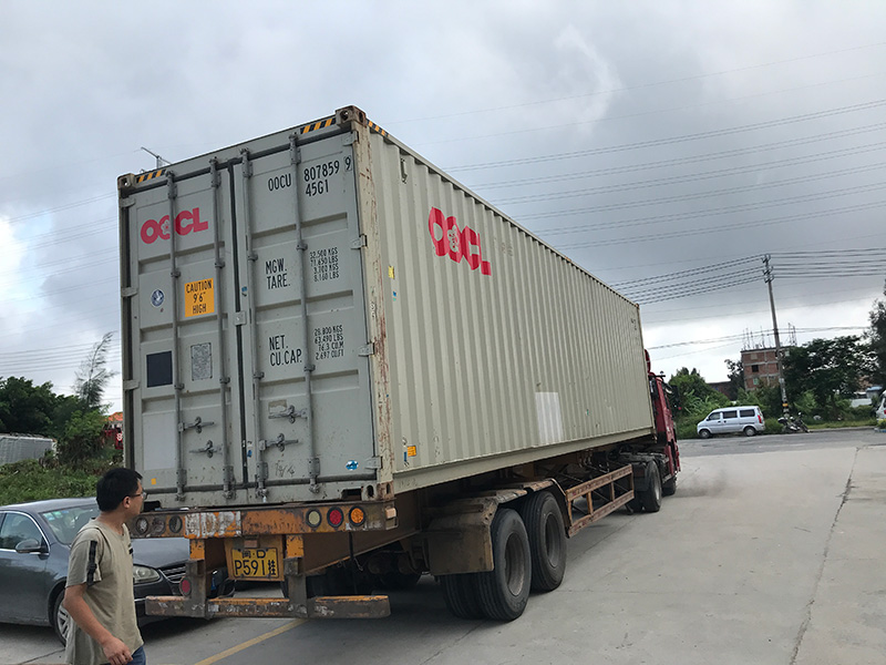 Boming laser load container 40HQ cho khách hàng Ấn Độ